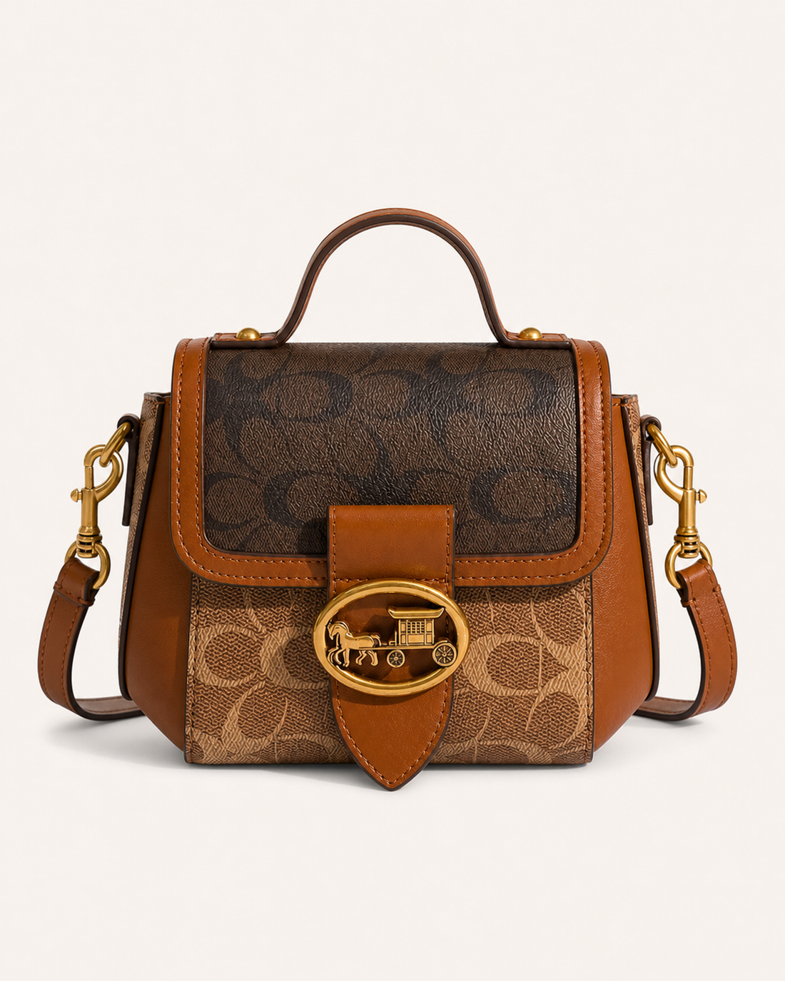 Minimalist Contrasting Crossbody