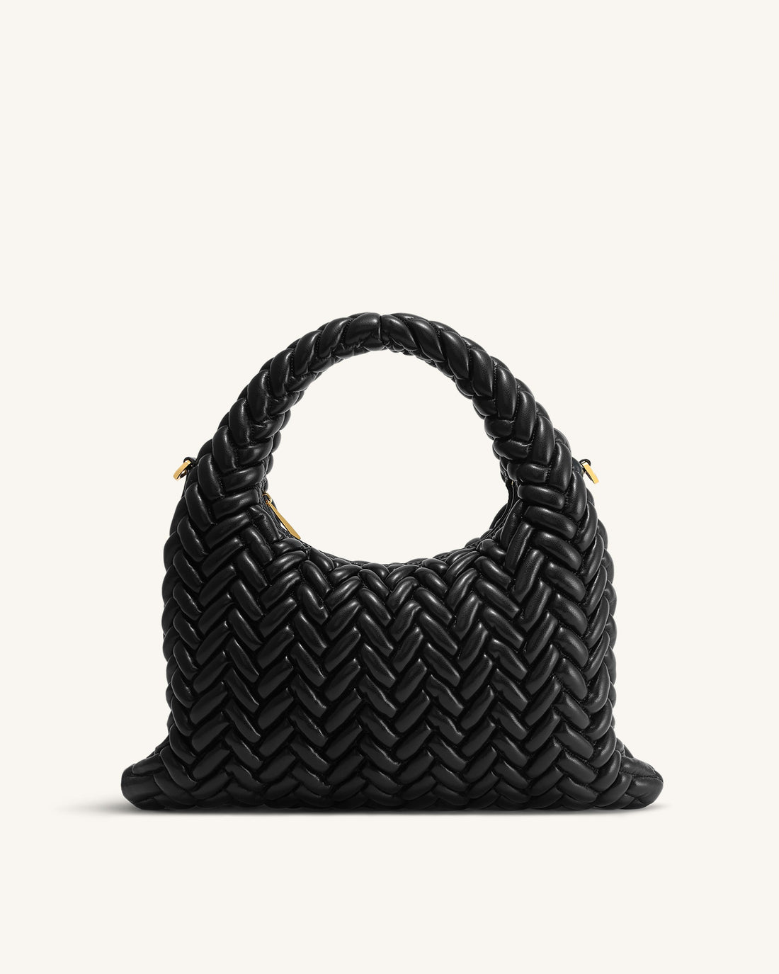 Cora Quilting Handle Bag - Black