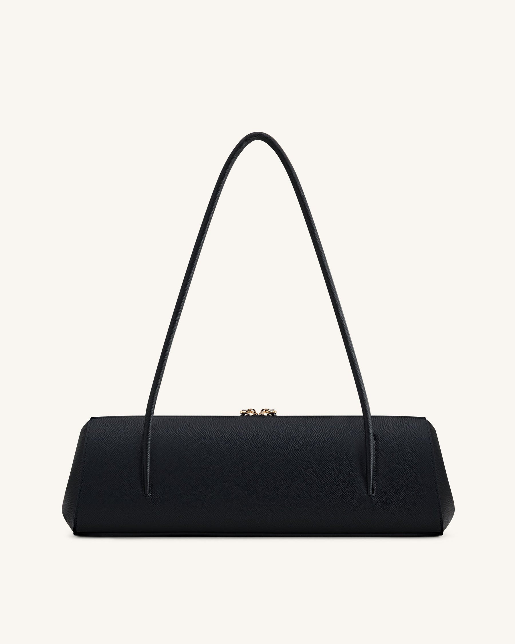 Nova Minimalist Shoulder Bag - Jet Black