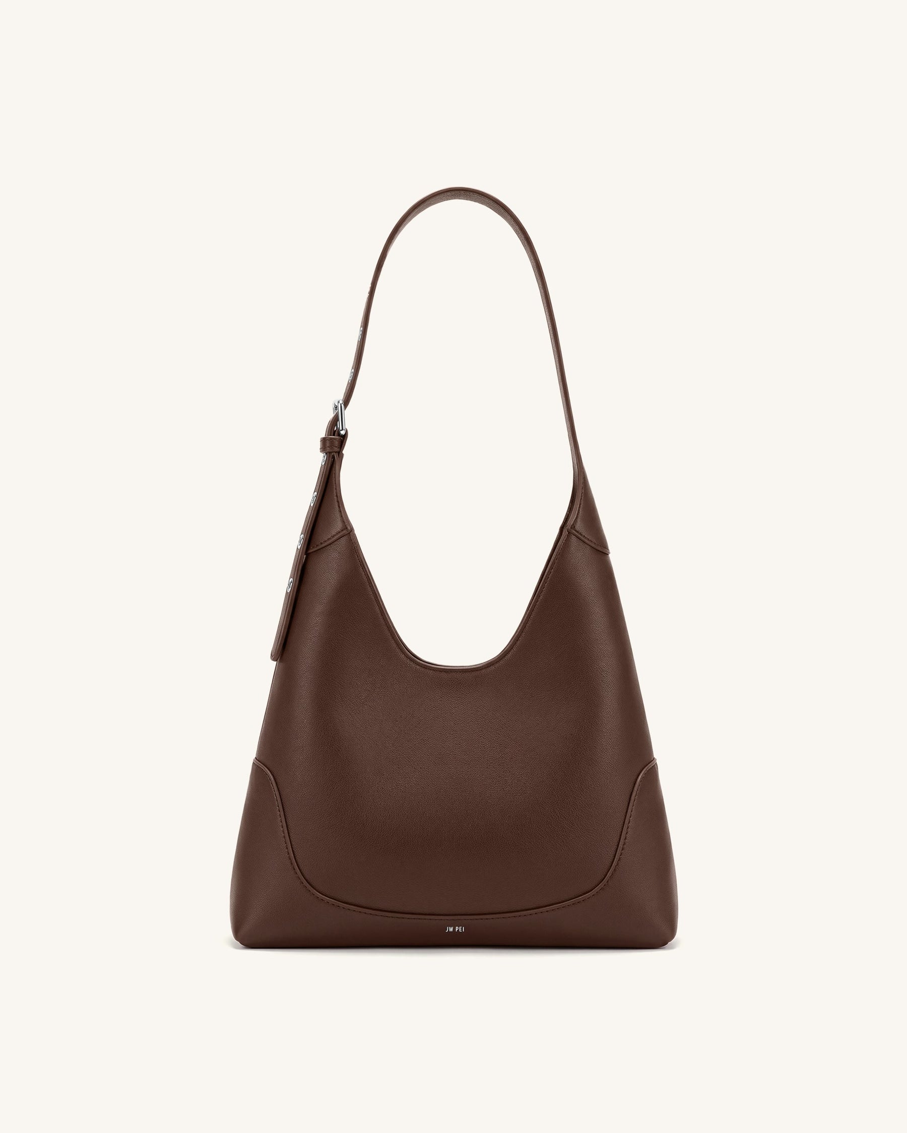 Willow Soft Hobo Shoulder Bag - Dark Brown