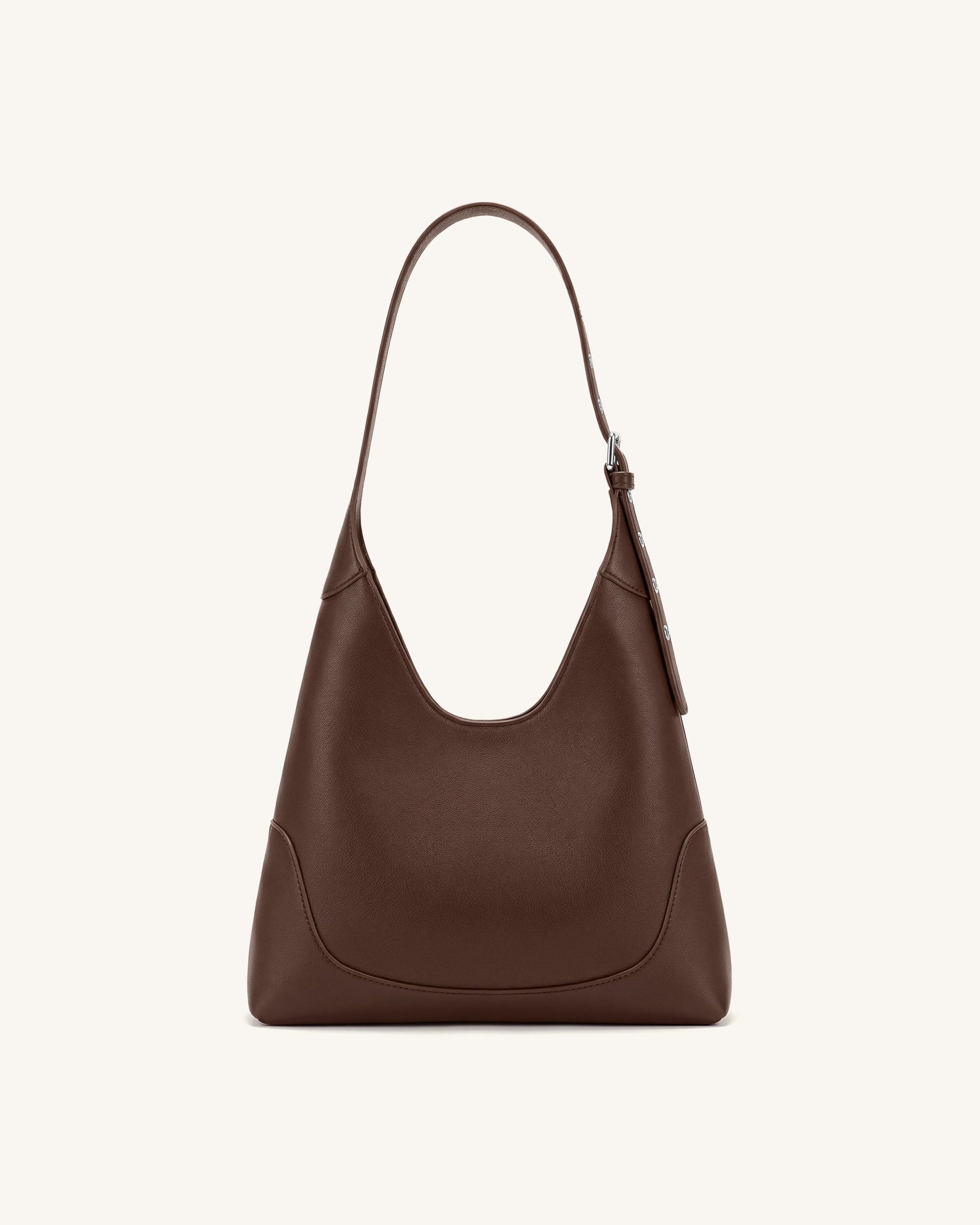 Willow Soft Hobo Shoulder Bag - Dark Brown