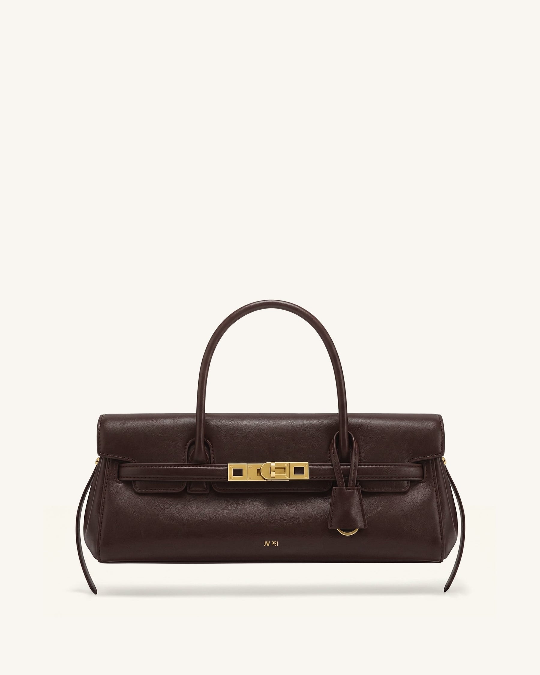 Yara Small Top Handle Shoulder Bag - Deep Coffee