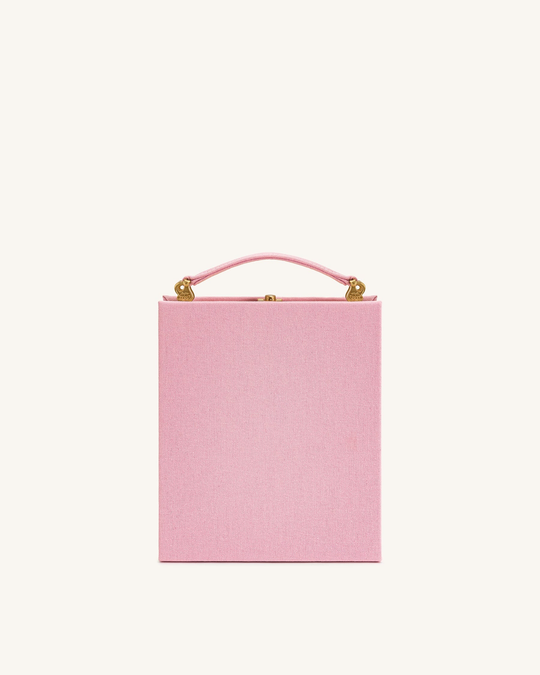 Taya Tabby Cat Pattern Book Shape Clutch Bag - Pink