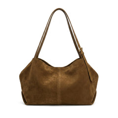 Gold Brown suede