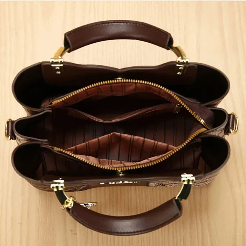 Premium Luxury Print 3-Piece Crossbody & Shoulder Bag Set