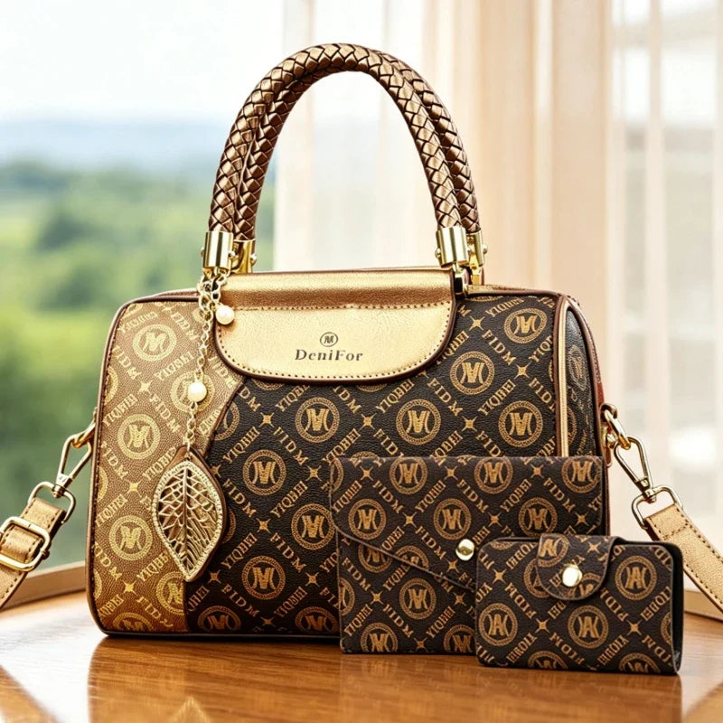 Premium Luxury Boston Pillow Crossbody & Shoulder Bag