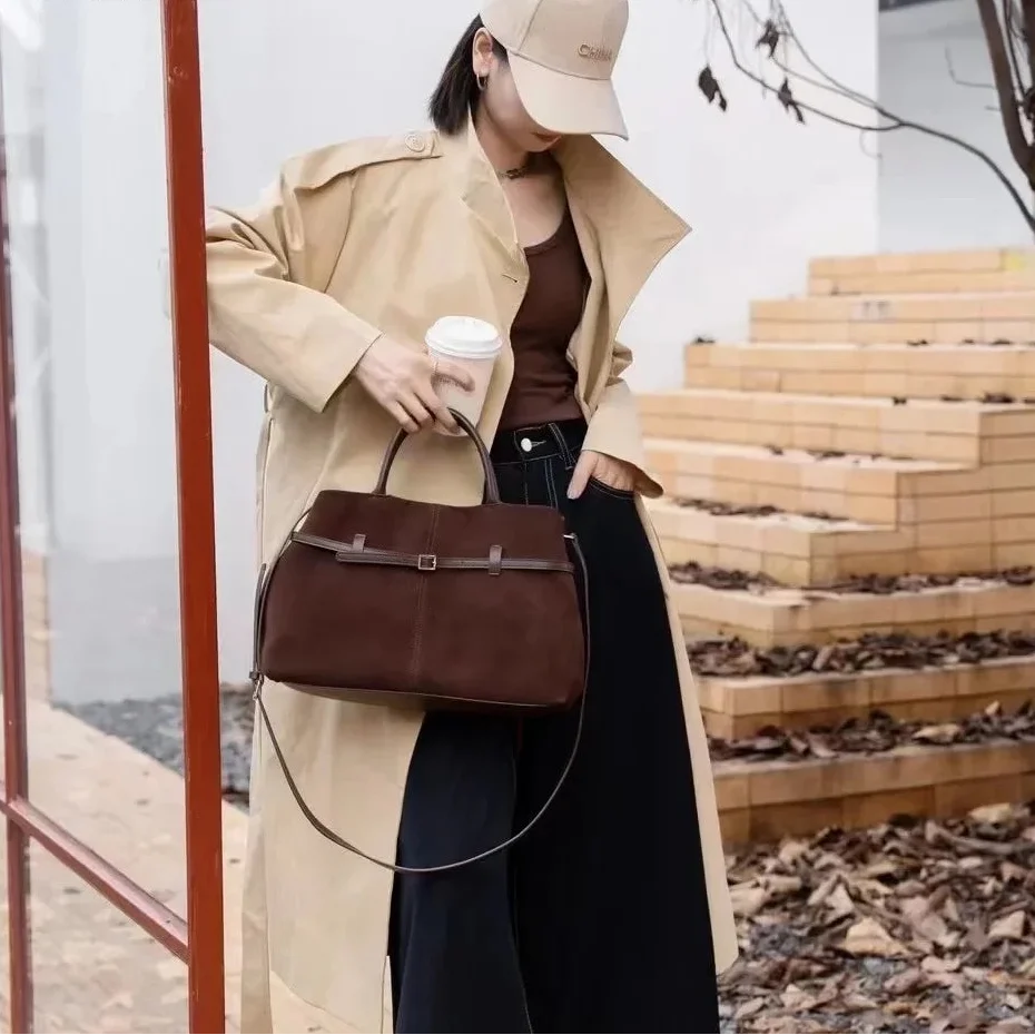 The Suede Urban Commuter Bag
