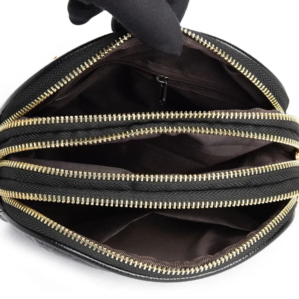 Crocodile Leather Crossbody Bag
