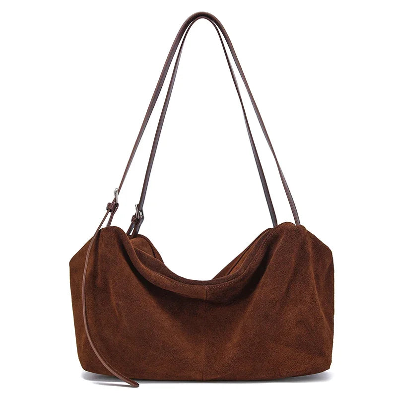 Premium Frosted Suede Shopper
