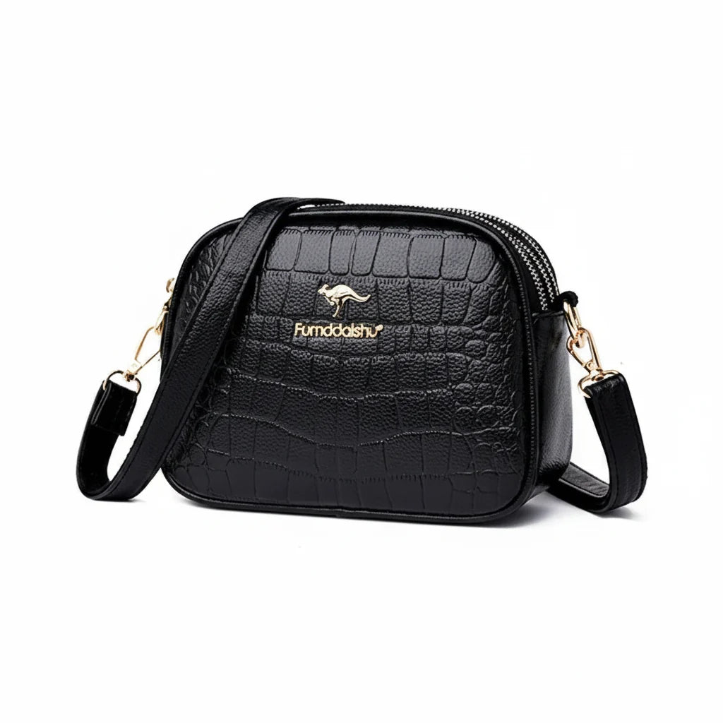 Crocodile Leather Crossbody Bag