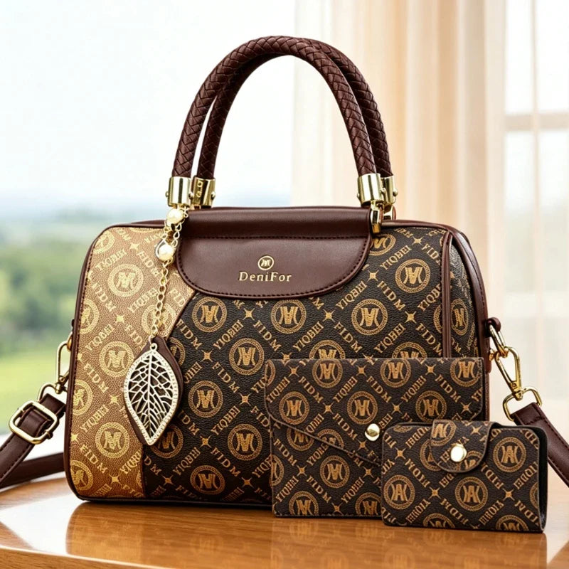 Premium Luxury Boston Pillow Crossbody & Shoulder Bag
