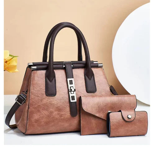 3-Piece Tote & Crossbody Bag Set
