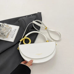 white saddle bag