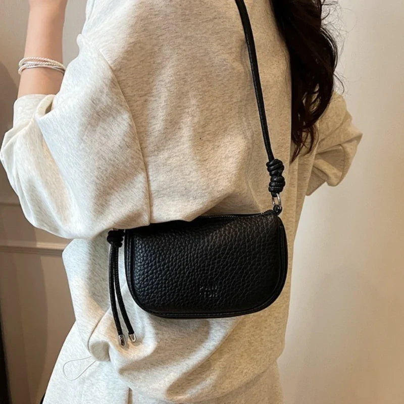 Solid Color Crossbody Bag