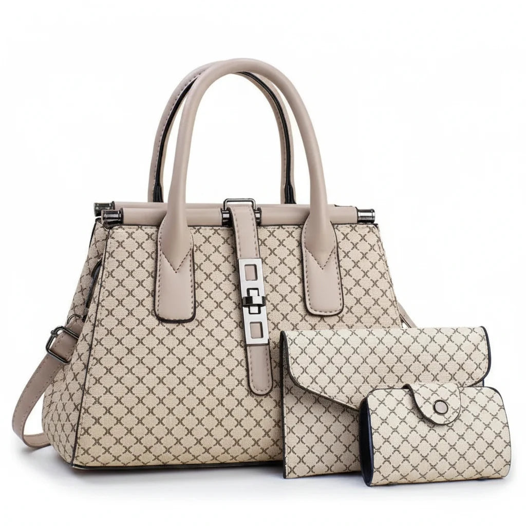 3-Piece Tote & Crossbody Bag Set