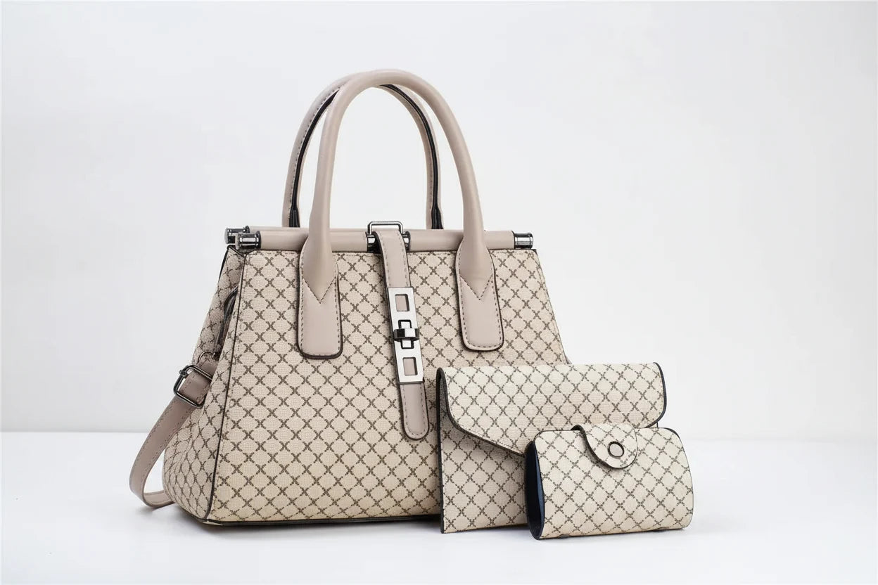 3-Piece Tote & Crossbody Bag Set
