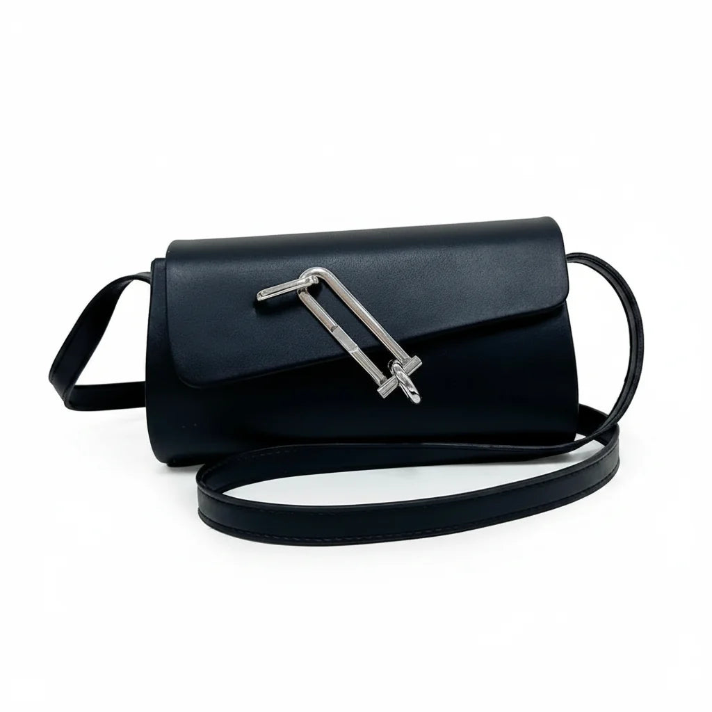 Green Orange Saddle Bag