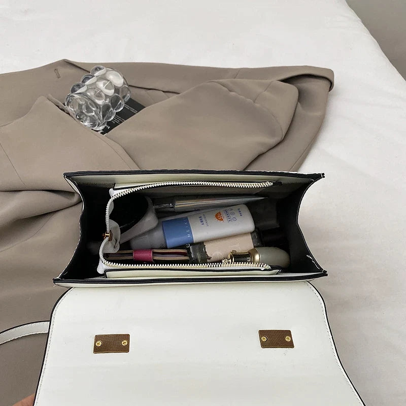 Purple Square Crossbody Bag
