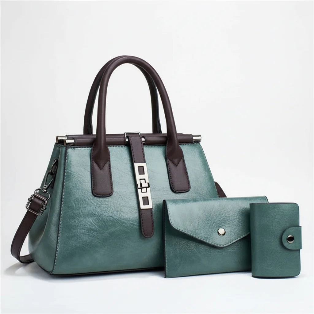 3-Piece Tote & Crossbody Bag Set