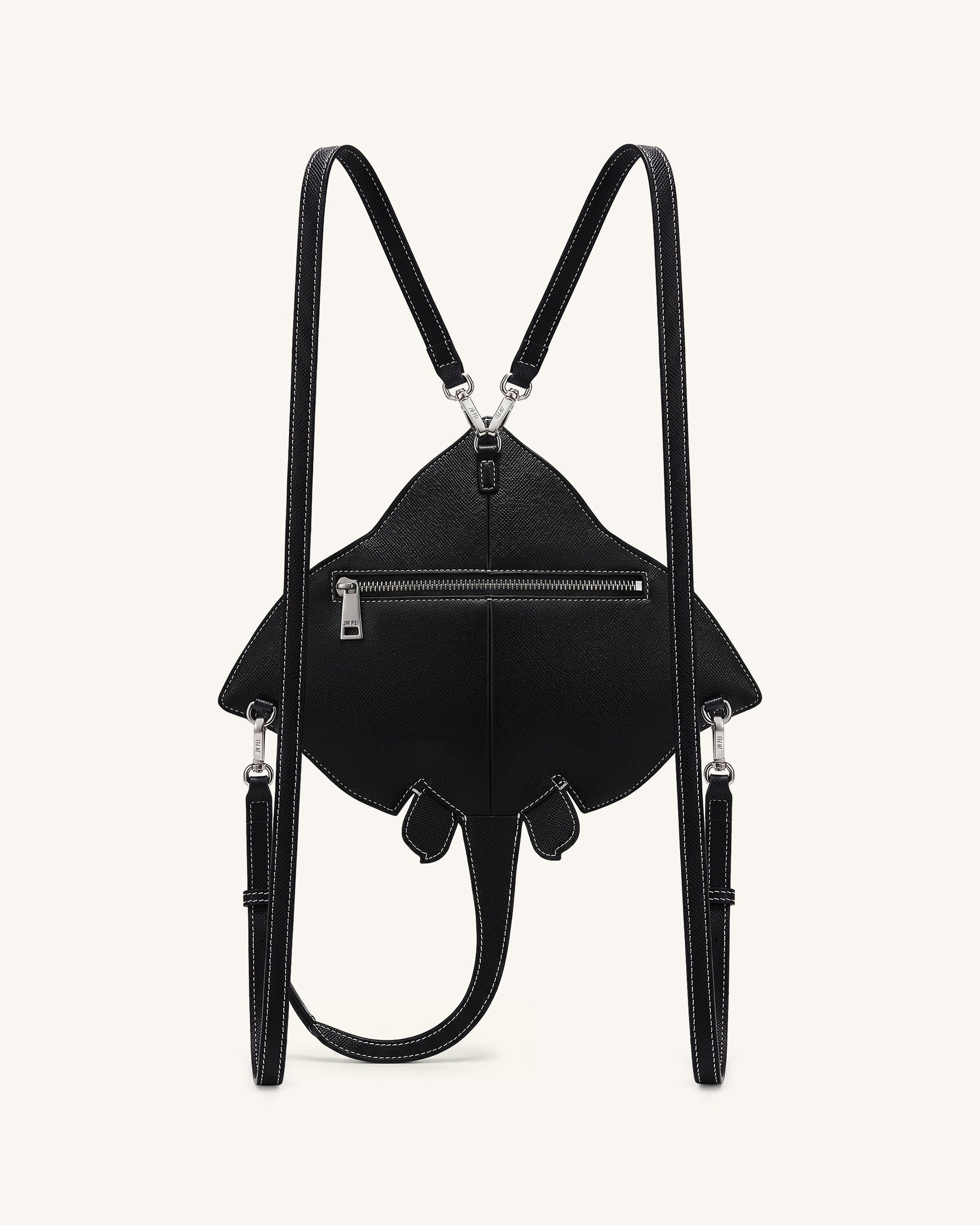 Odelle Manta Ray Crossbody Bag - Black